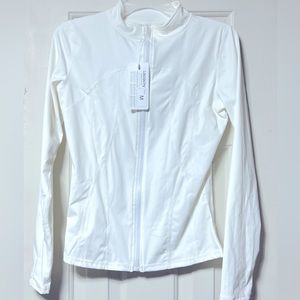 Locachy Women's Slim Fit Full Zip Athletic Running Sports Workout Jacket